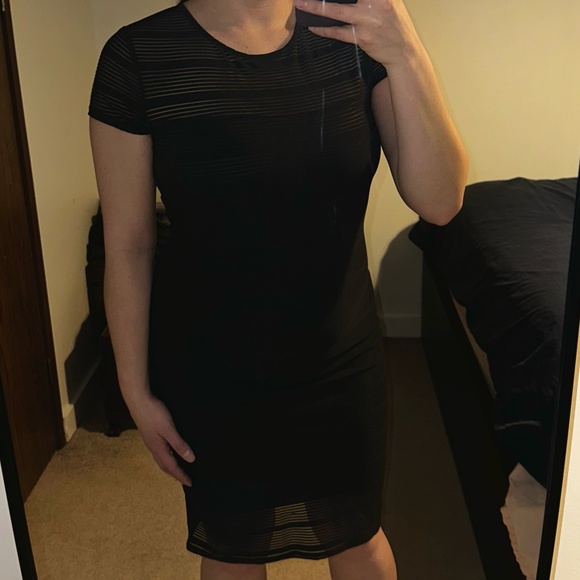FOREVER 21 Ribbed Dress - Black - Picture 9 of 9